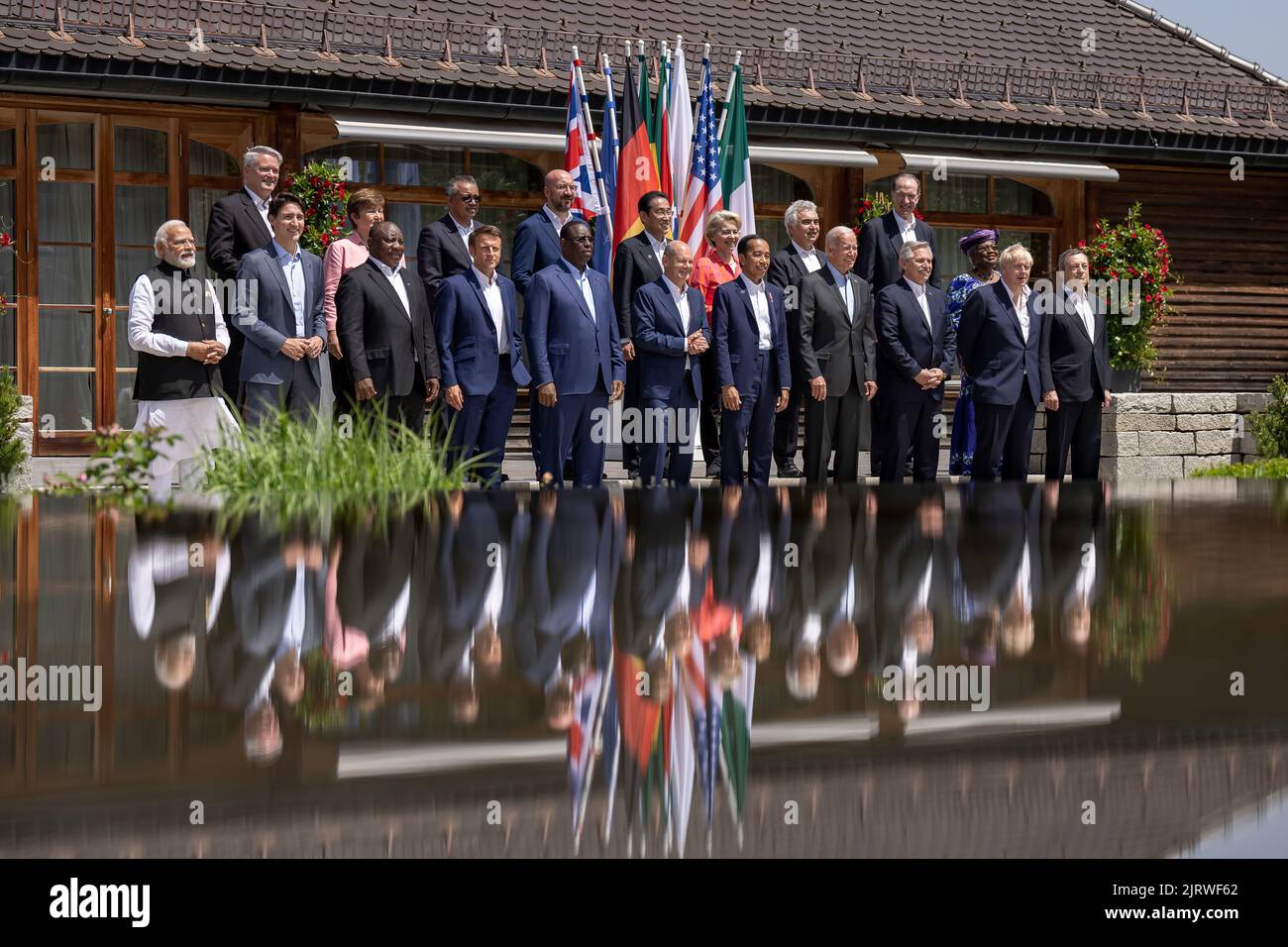President Joe Biden, G7 leaders, outreach partners, and representatives