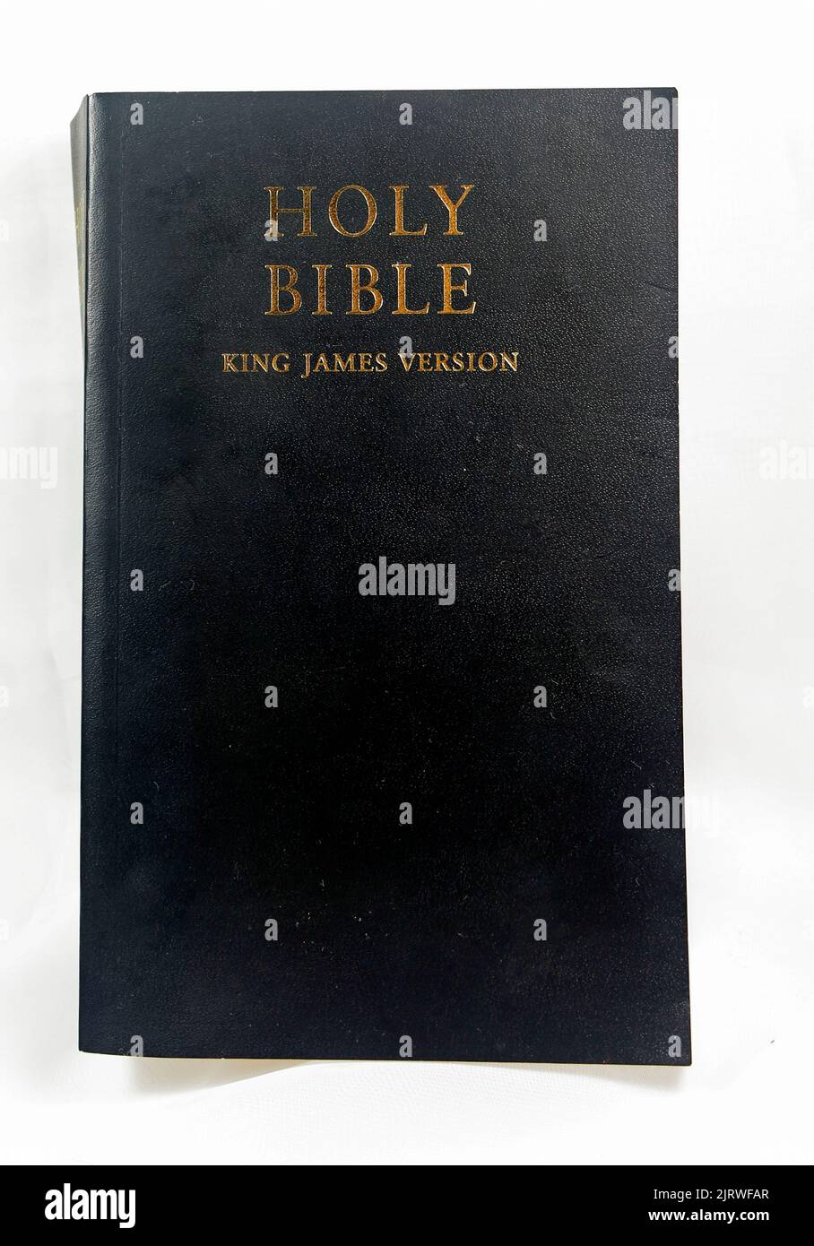Holy Bible, King James version. Studio set up Stock Photo