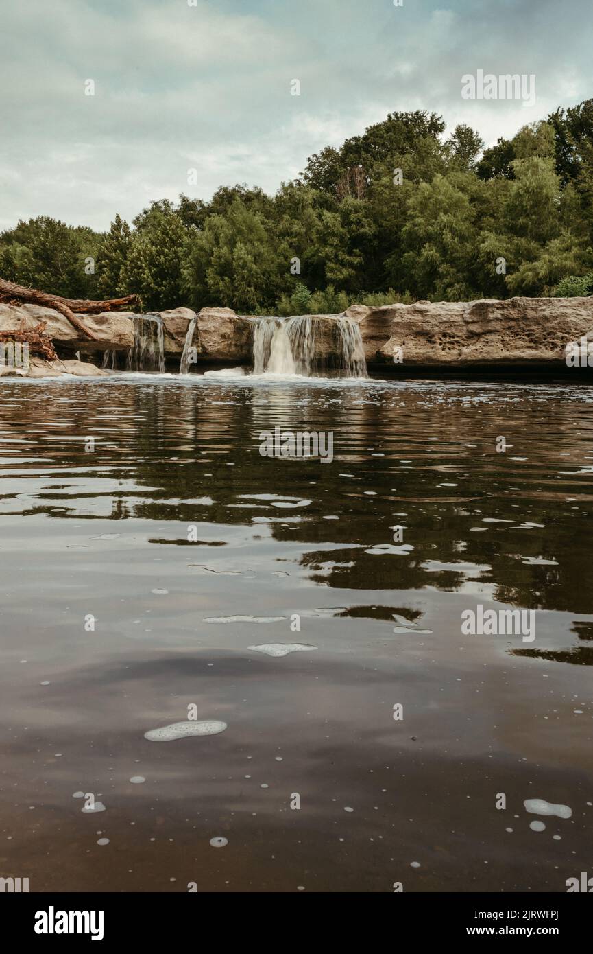 Lower Falls at McKinney Falls State - Lower Falls At Mckinney Falls State Park 2JRWFPJ 