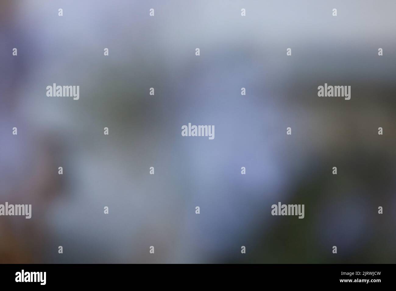 Blurred soft blue grey header panel with space for copy Stock Photo