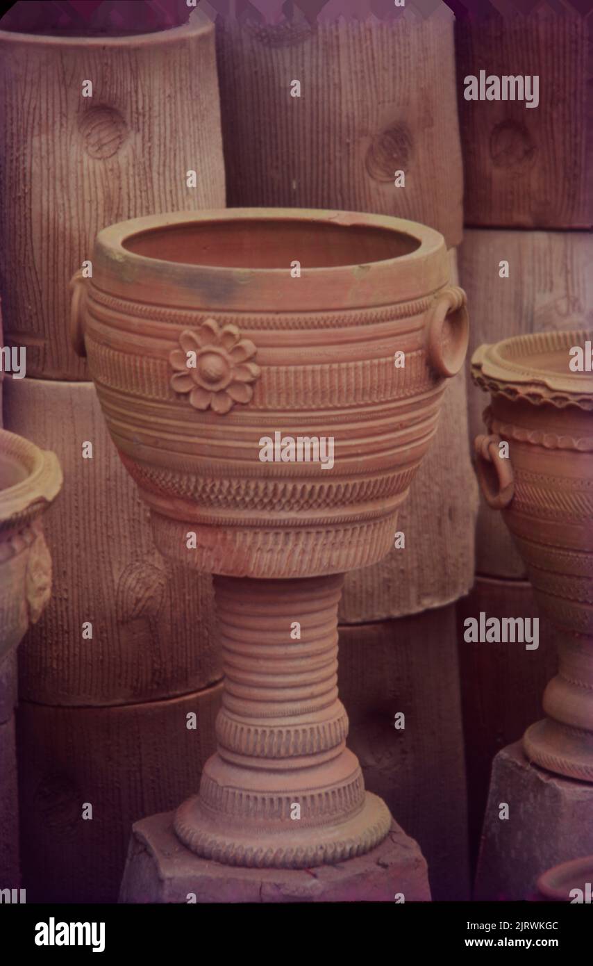 Pottery, Planter, India Stock Photo Alamy