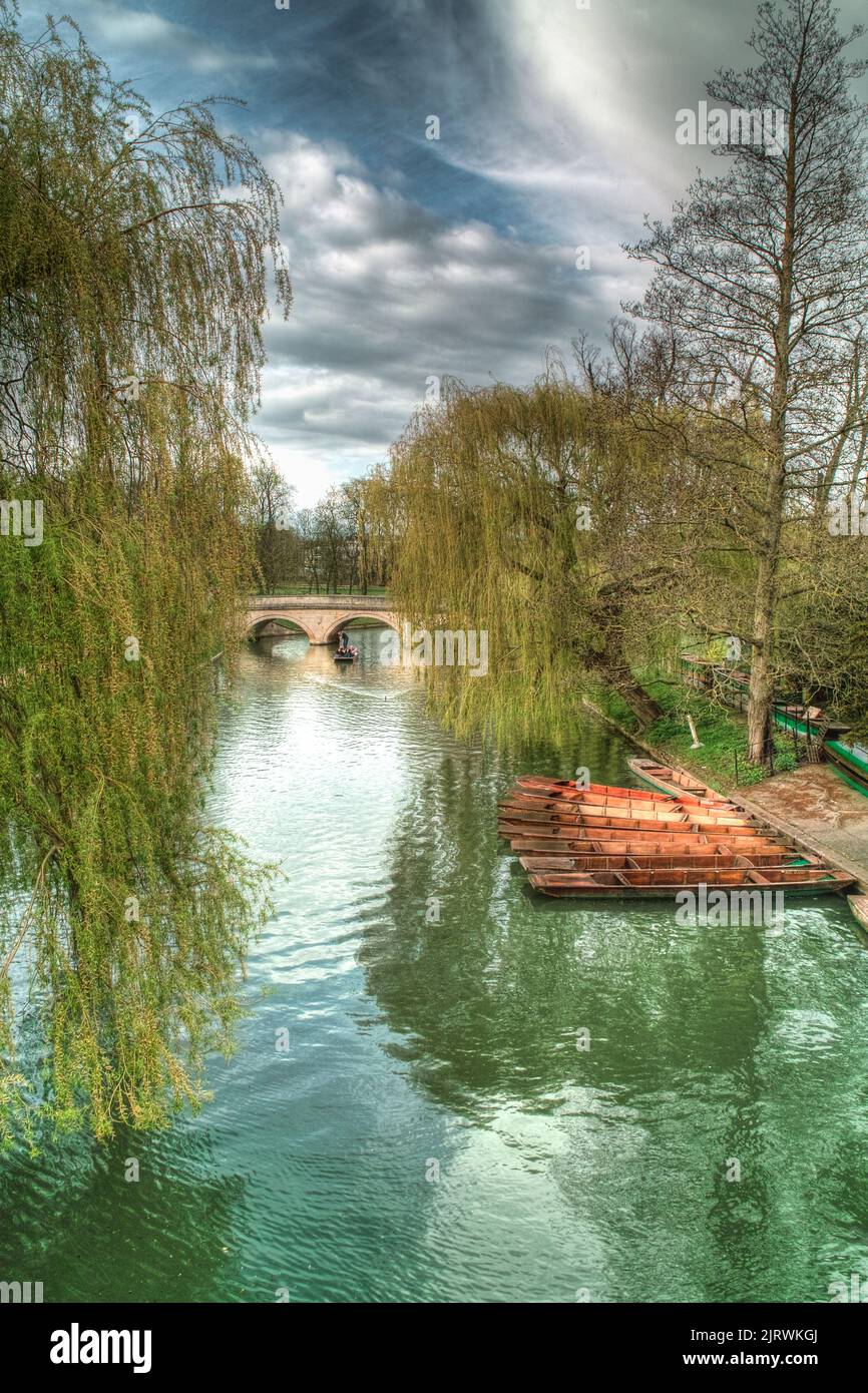 Cambridge River Cam Stock Photo