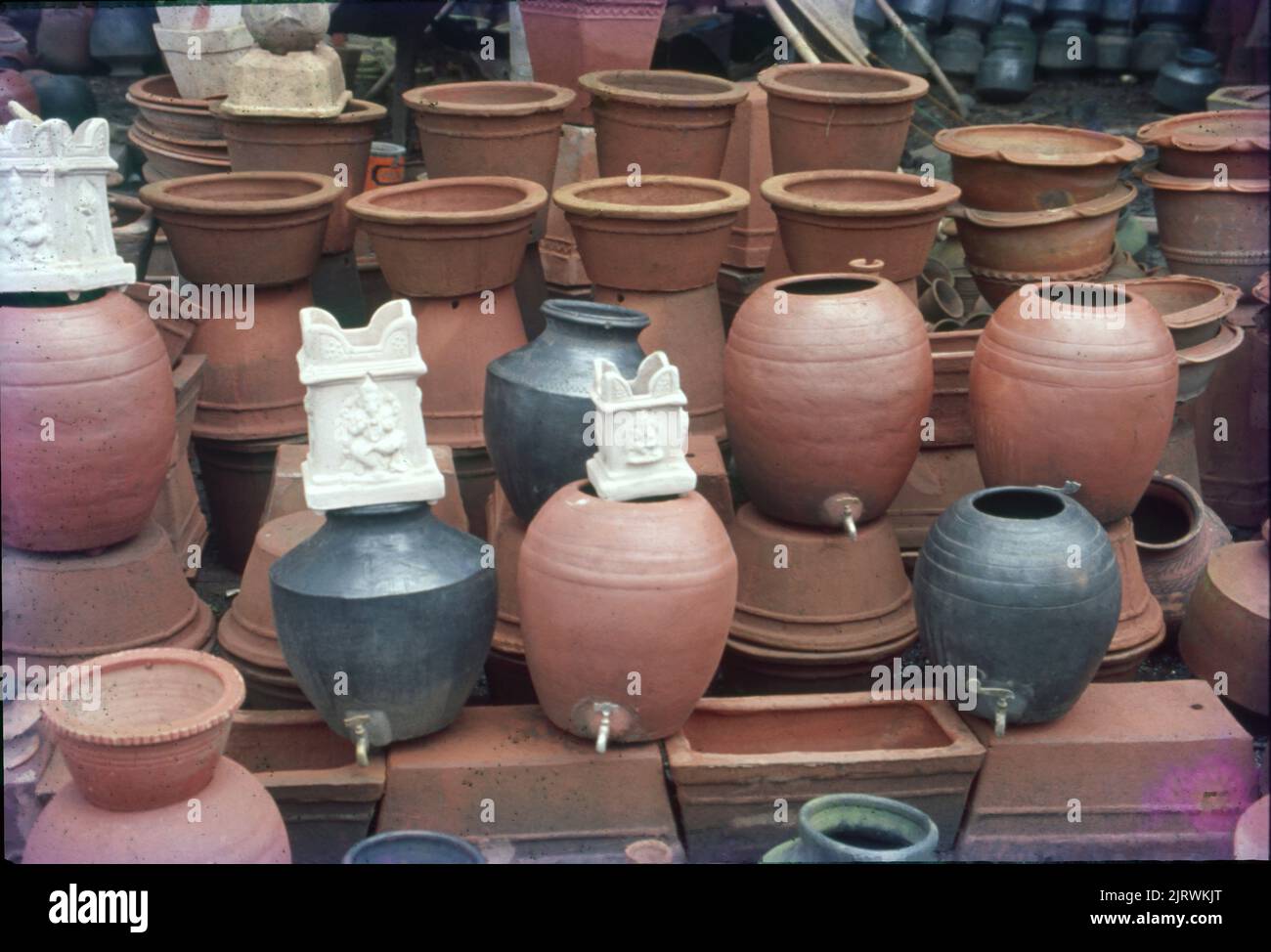 Pottery of Different Types, India Stock Photo Alamy