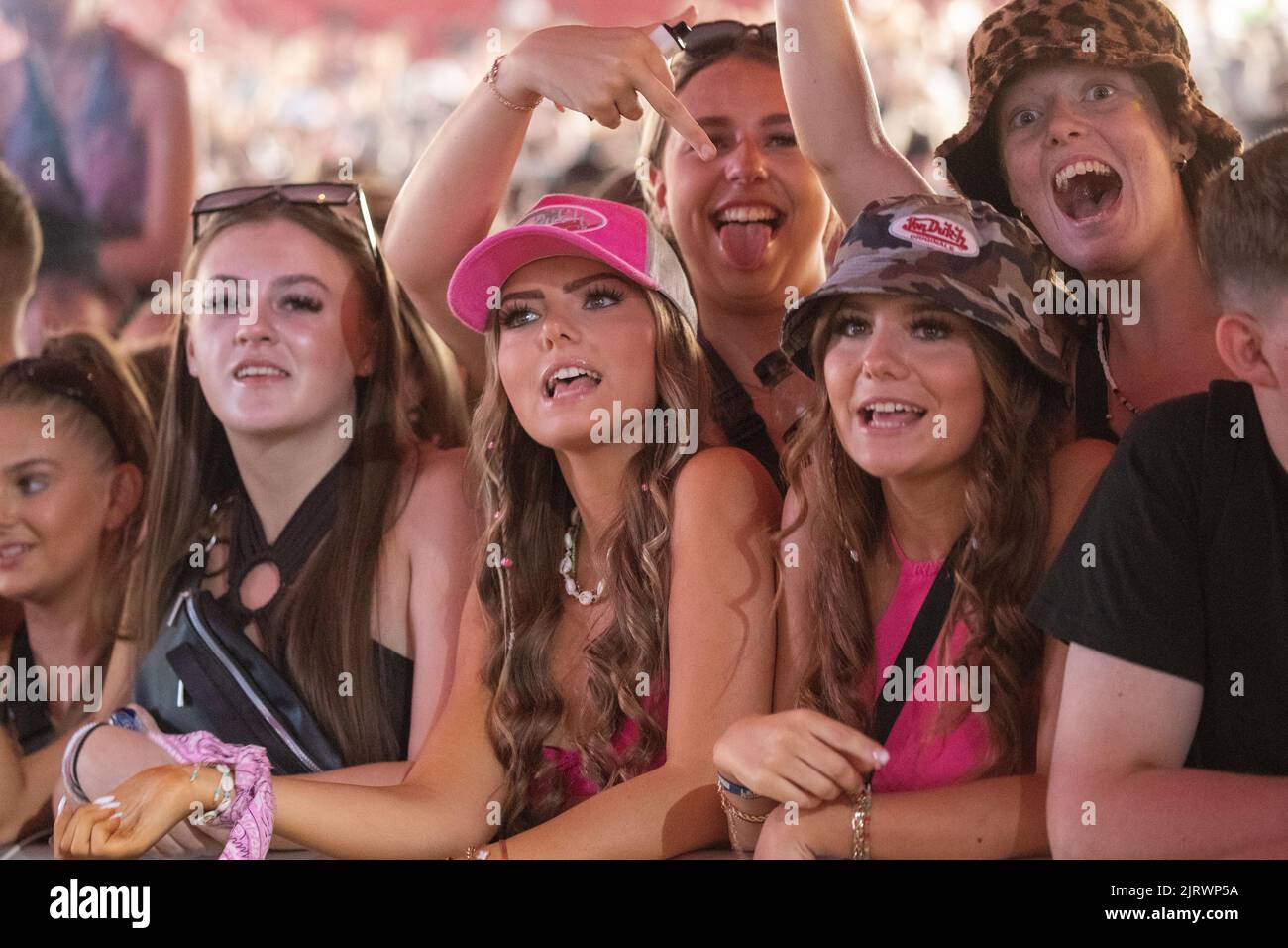 Leeds, UK. 26 Aug 2022, Audience at the Main Stage during Day 1