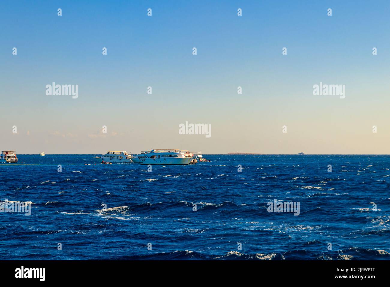 White yachts sailing in Red sea, Egypt Stock Photo - Alamy