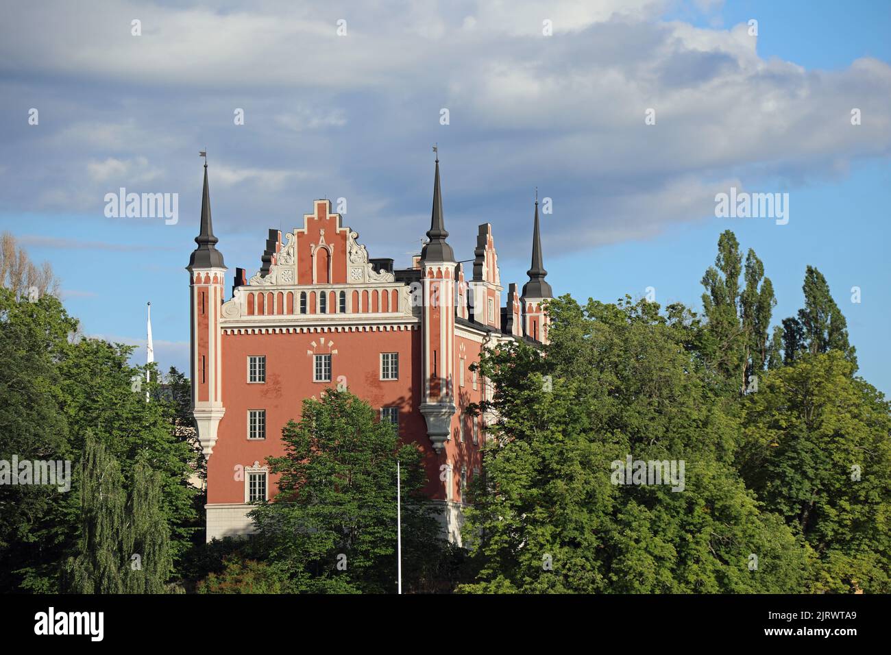 Admiralty House on the islet of Skeppsholmen in Stockholm Stock Photo