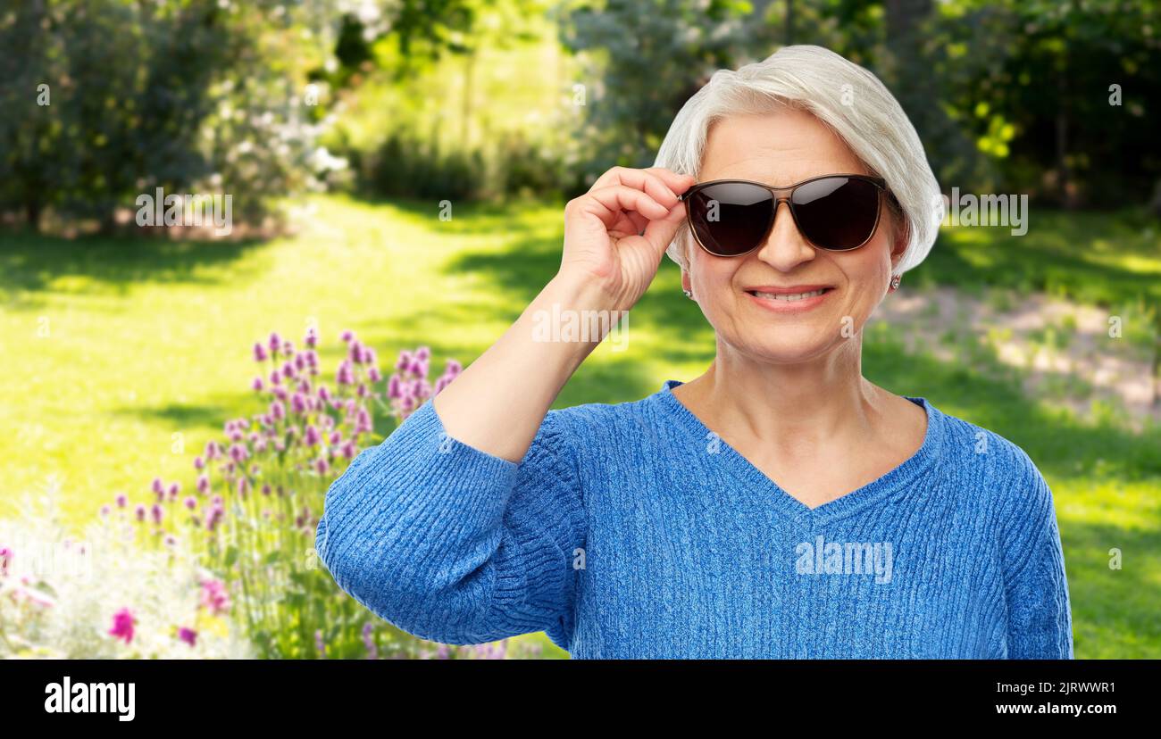 Old lady in sunglasses hires stock photography and images Alamy