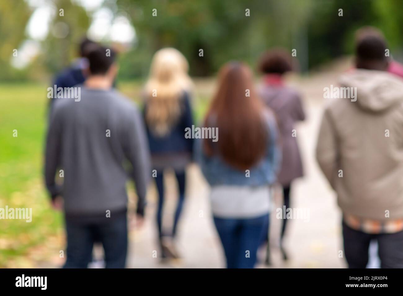 Concept people walking rear view hi-res stock photography and images ...