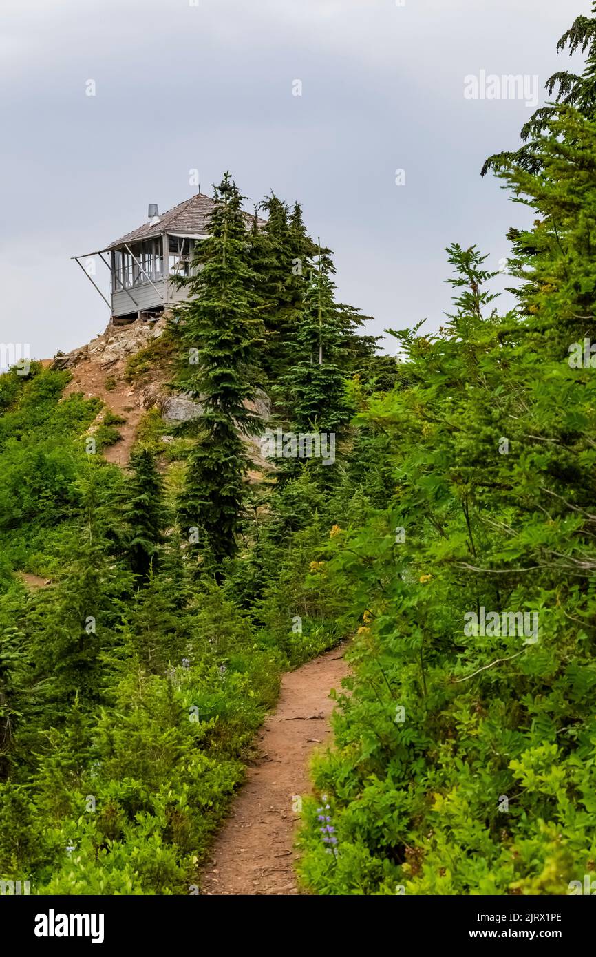 Evergreen Mountain Lookout Mt - Evergreen Mountain Lookout Mt Bakersnoqualmie National Forest Washington State Usa 2JRX1PE 