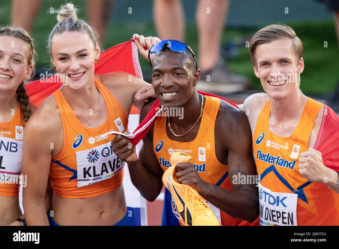 Lieke Klaver, Liemarvin Bonevacia and Tony Van Diepen of the