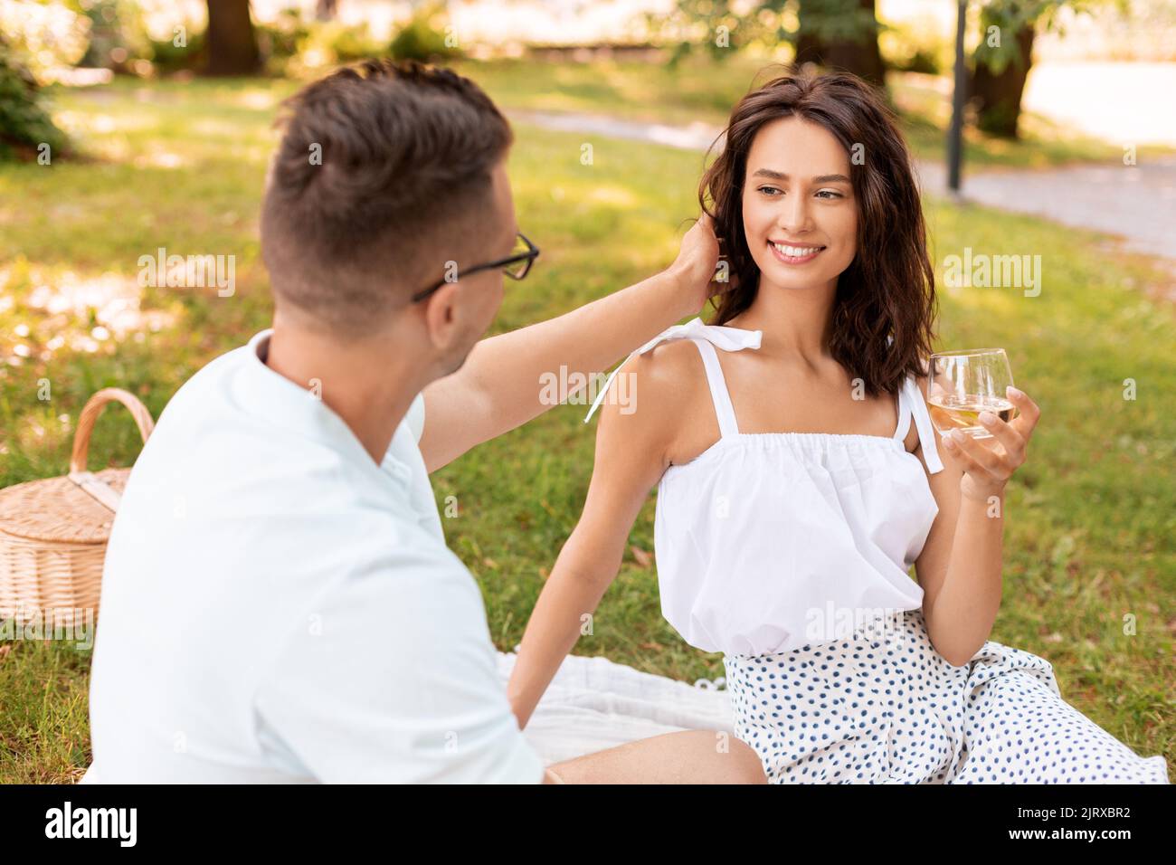 Young nice couple having hi-res stock photography and images - Alamy