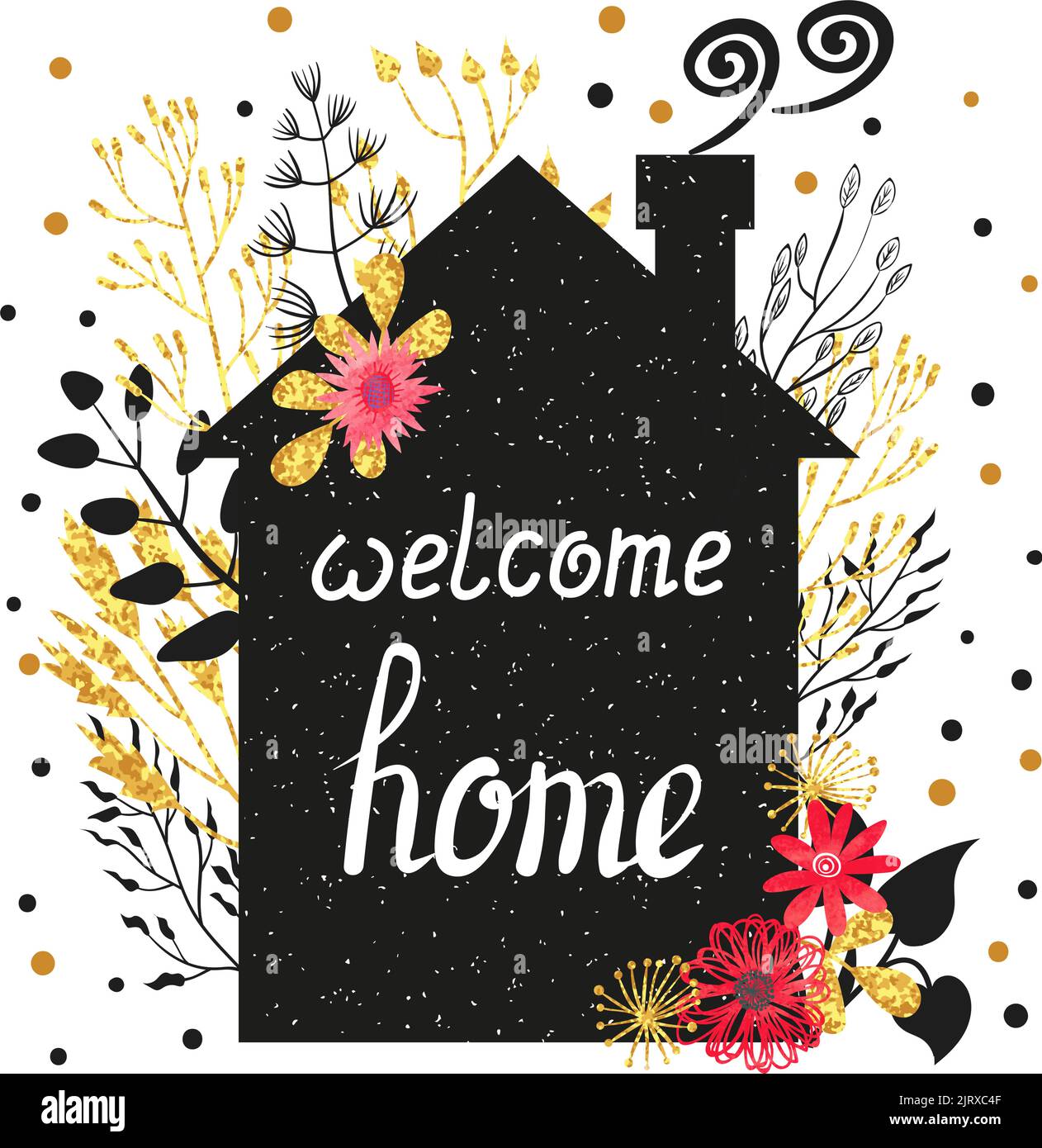 Welcome Home Stock Illustrations – 14,624 Welcome Home Stock