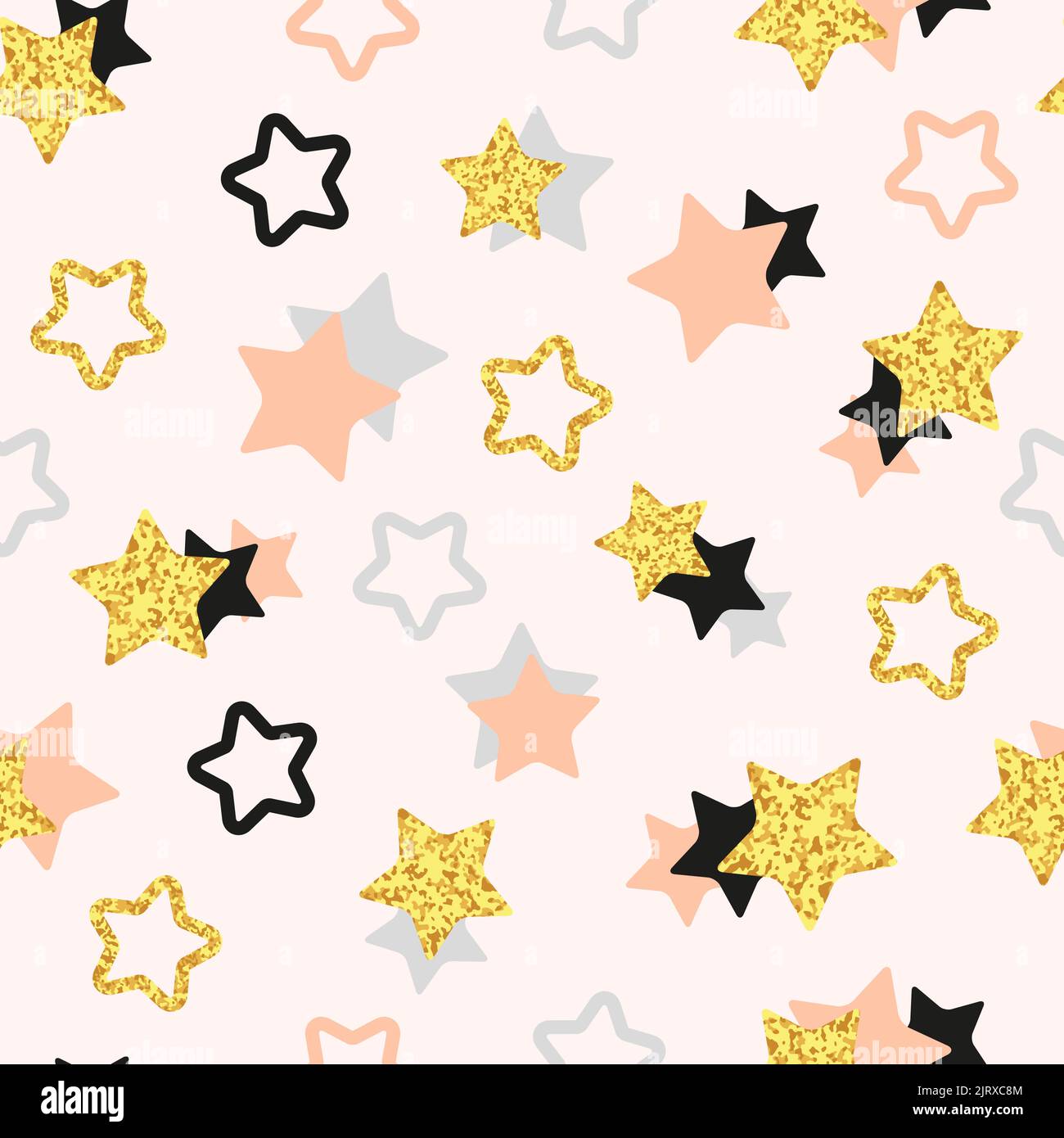 Light pink stars pattern vector hi-res stock photography and images - Alamy