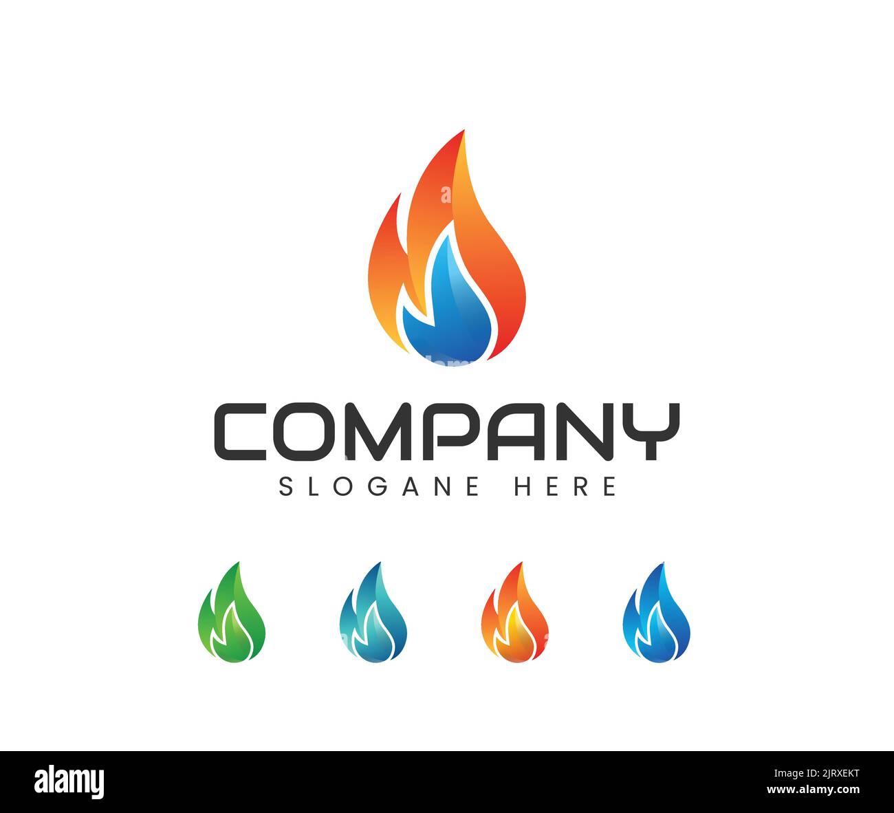 Fire flame logo design. Fire icons for design. concept flame, fire, icon, vector illustration in flat style Stock Vector