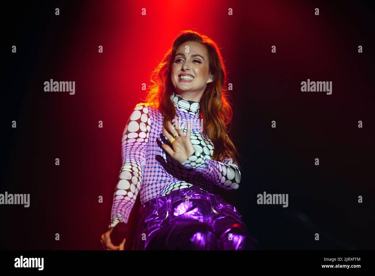 Siobhan Donaghy of Sugababes performing during The Big Feastival at Alex James' Farm in Kingham, near Chipping Norton, Oxfordhsire. Picture date: Friday August 26, 2022. Stock Photo