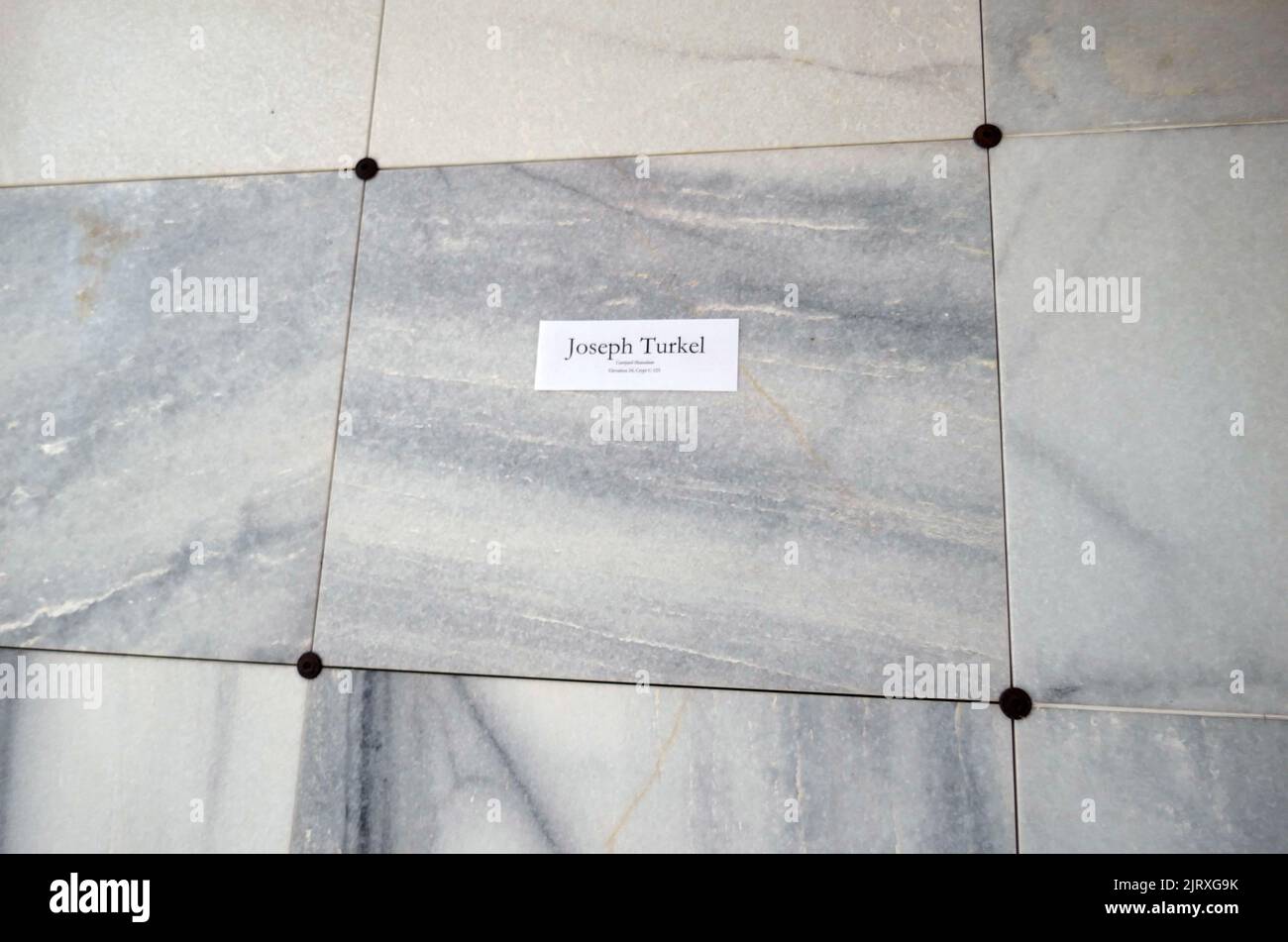 Rick Turkel Los Angeles, California, USA 24th August 2022 Actor Joe Turkel's Grave ...