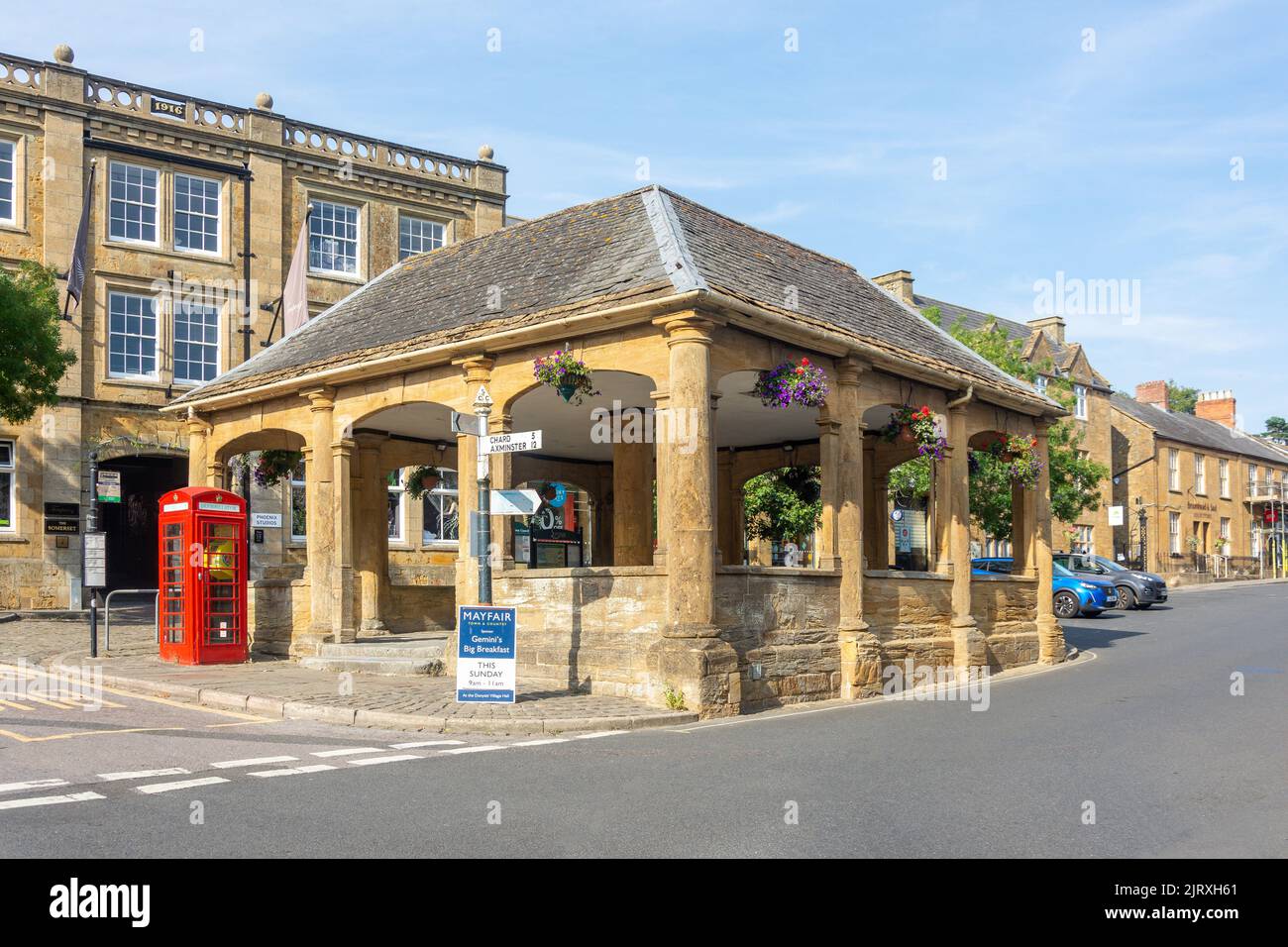 The Ancient Market House, Market Place, Ilminster, Somerset, England, United Kingdom Stock Photo
