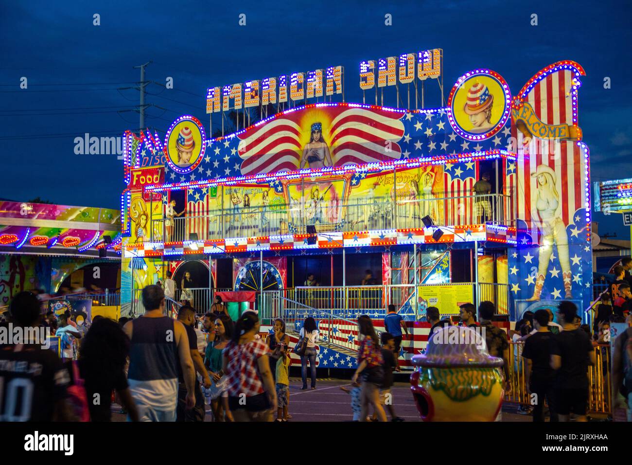 Toy giant park wheel Play City in Rio de Janeiro with a beautiful ...