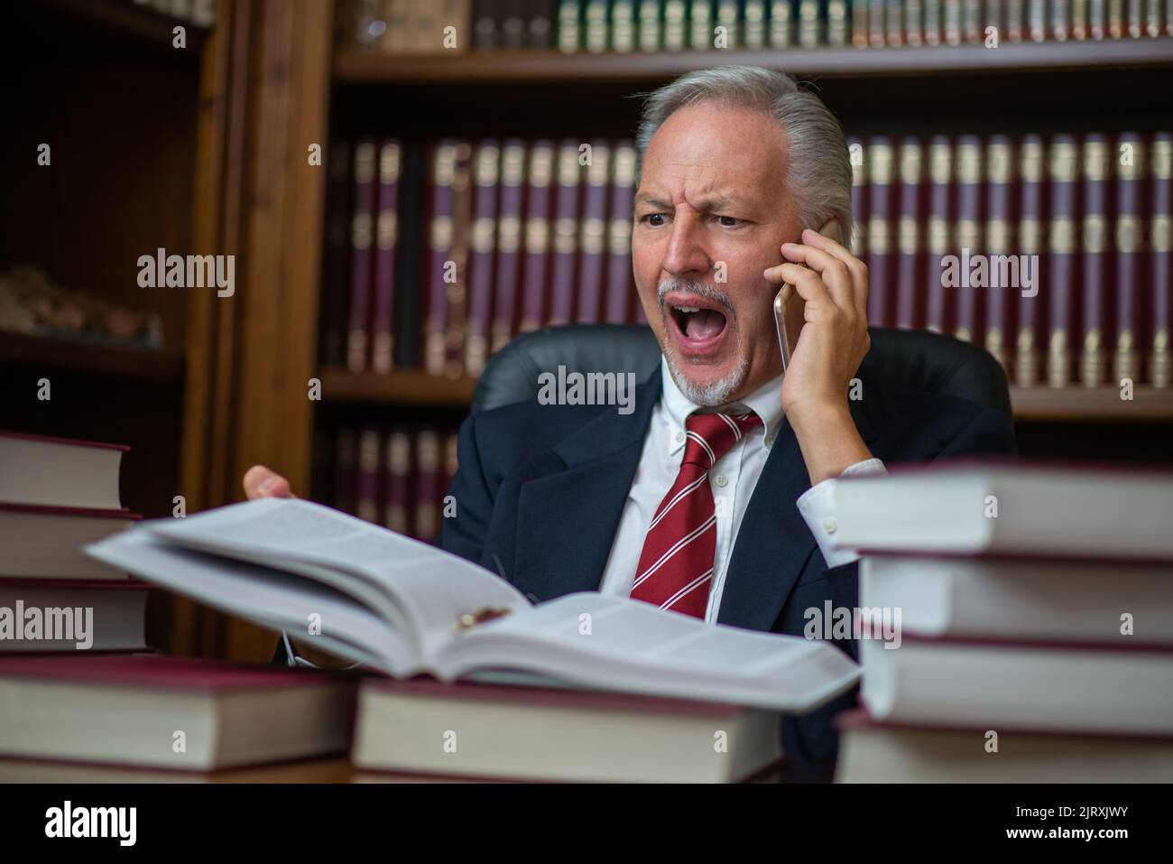 Yelling at book hi-res stock photography and images - Alamy