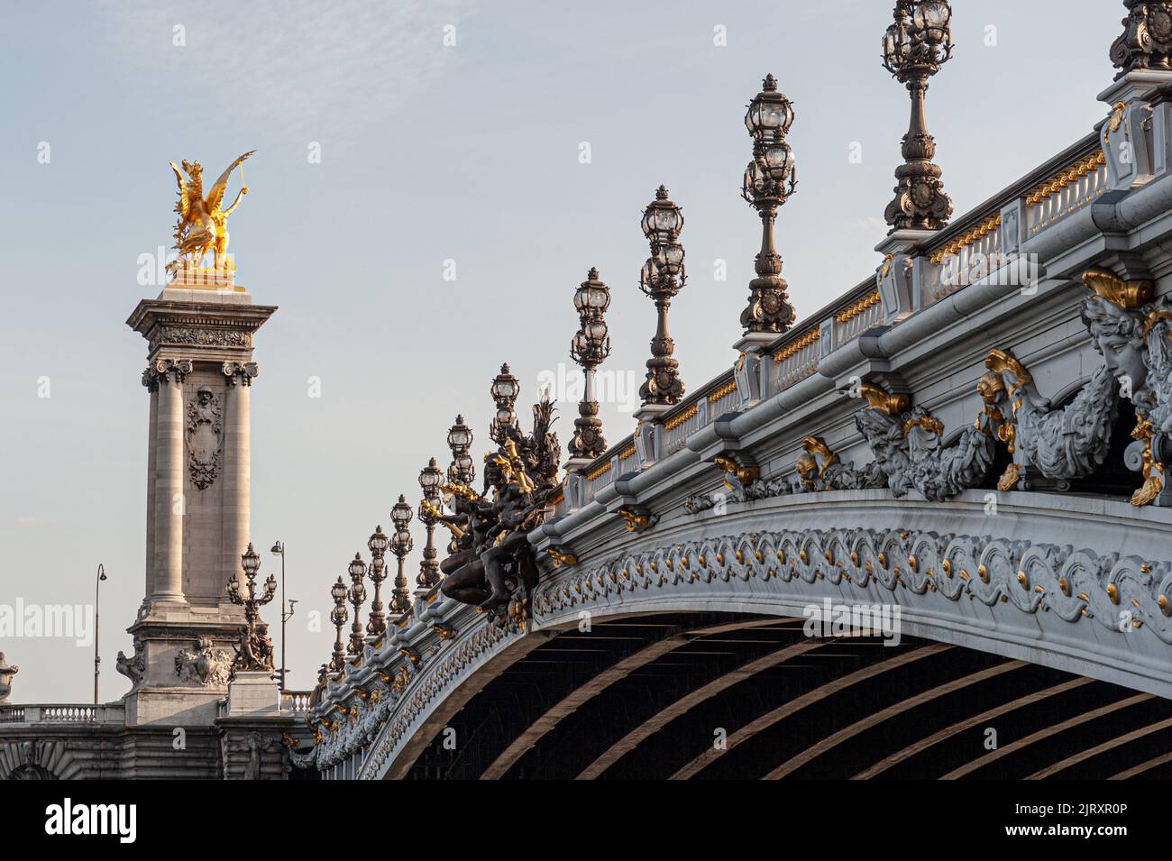 Pont Alexandre III Bridge. Paris, France Stock Photo - Alamy