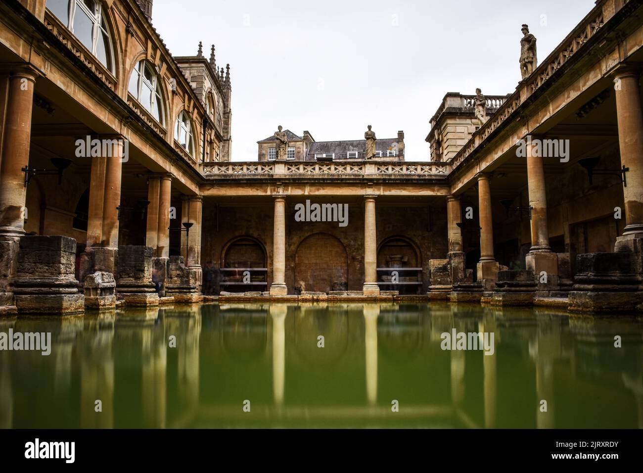 An interior of an old roman bath Stock Photo Alamy