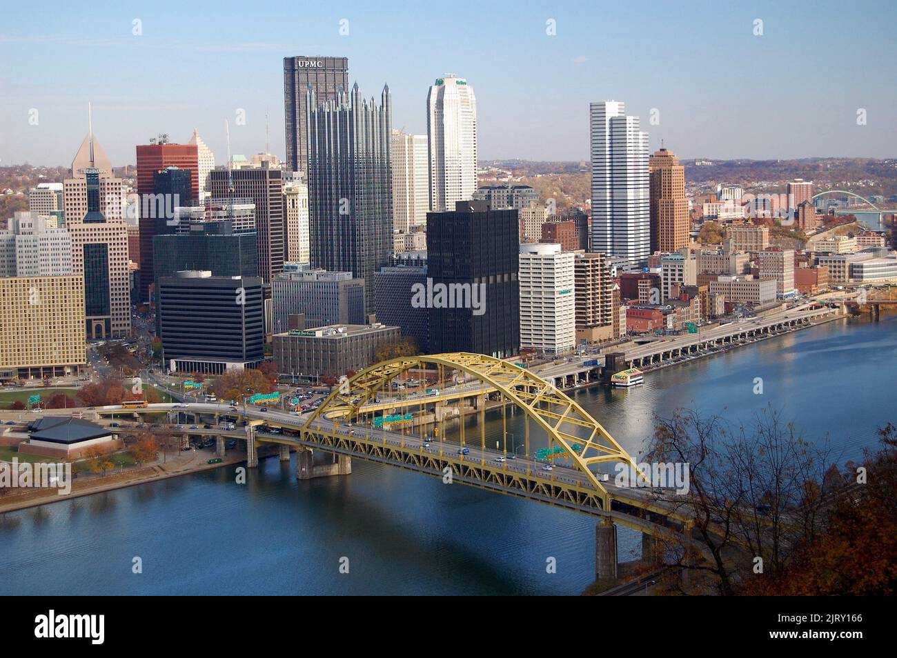 The Pittsburgh Skyline shows why it is also known as the "City of