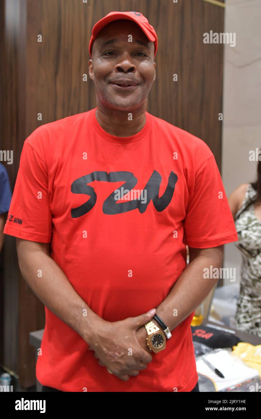 Las Vegas, NV, USA. 26th Aug, 2022. - Michael Nunn at the Nevada Boxing