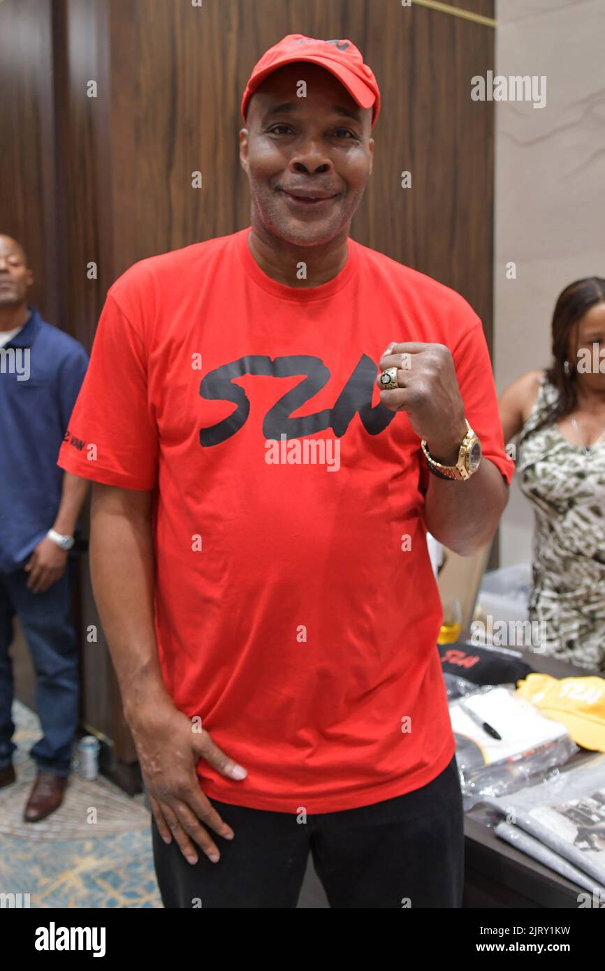 Las Vegas, NV, USA. 26th Aug, 2022. - Michael Nunn at the Nevada Boxing