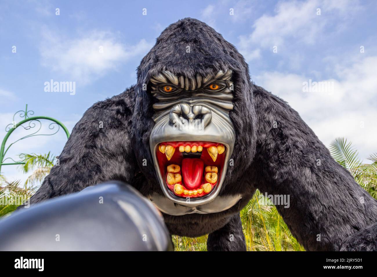 gorilla statue at Beto Carrero World Santa Catarina, Brazil - May 5 ...