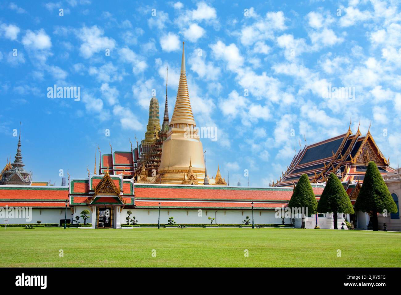 View of the Grand Palace in Bangkok, Thailand Stock Photo