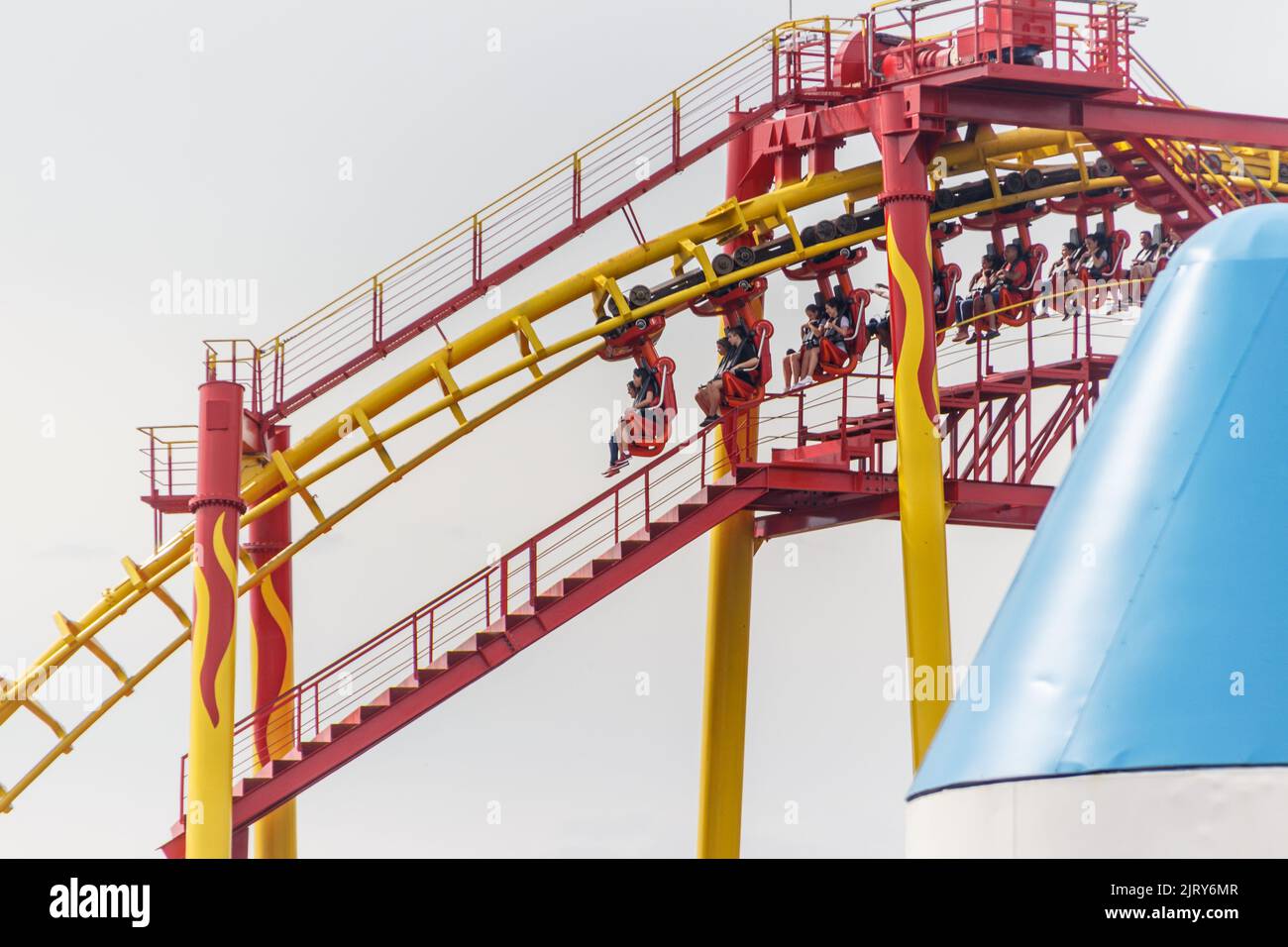 Big Tower - the Highest Toy in the Park - Beto Carrero World - Santa  Catarina . Brazil Stock Photo - Image of electricity, nature: 278337080