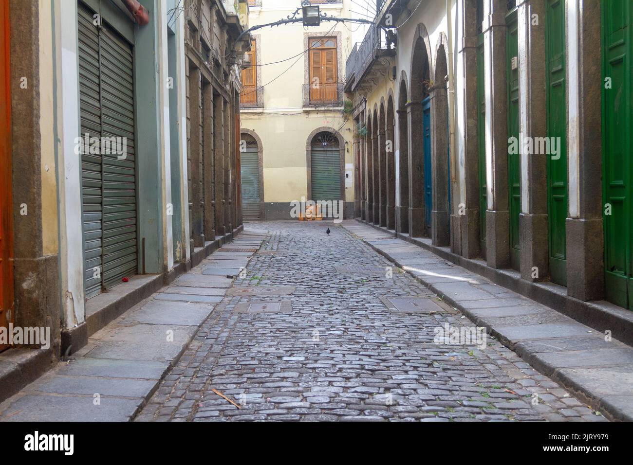 Arco do Teles, famous meeting place for samba dancers in Rio de Janeiro Brazil. Stock Photo