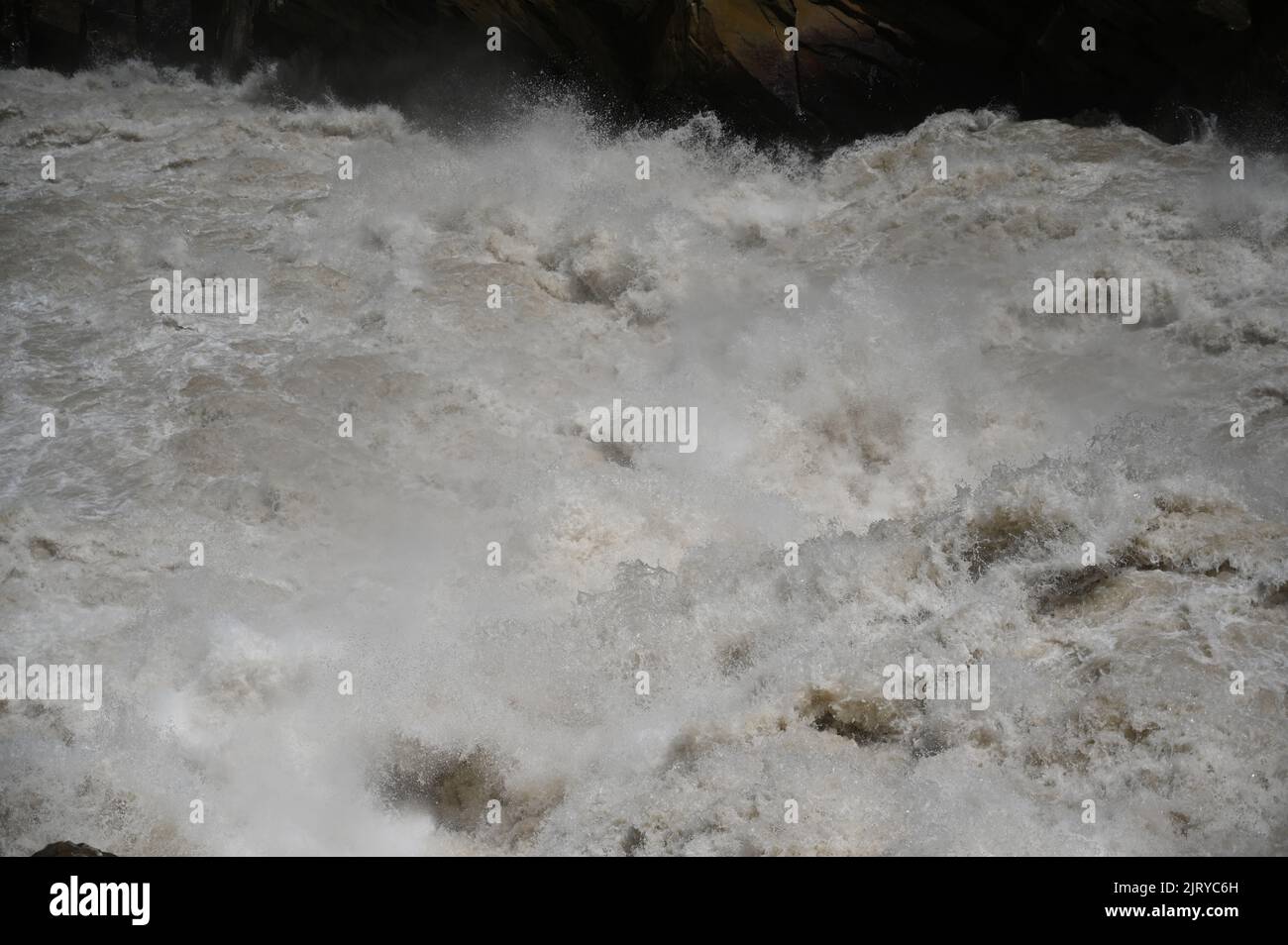 Views from the Awesome Tiger Leaping Gorge in Yunnan Province of China Stock Photo