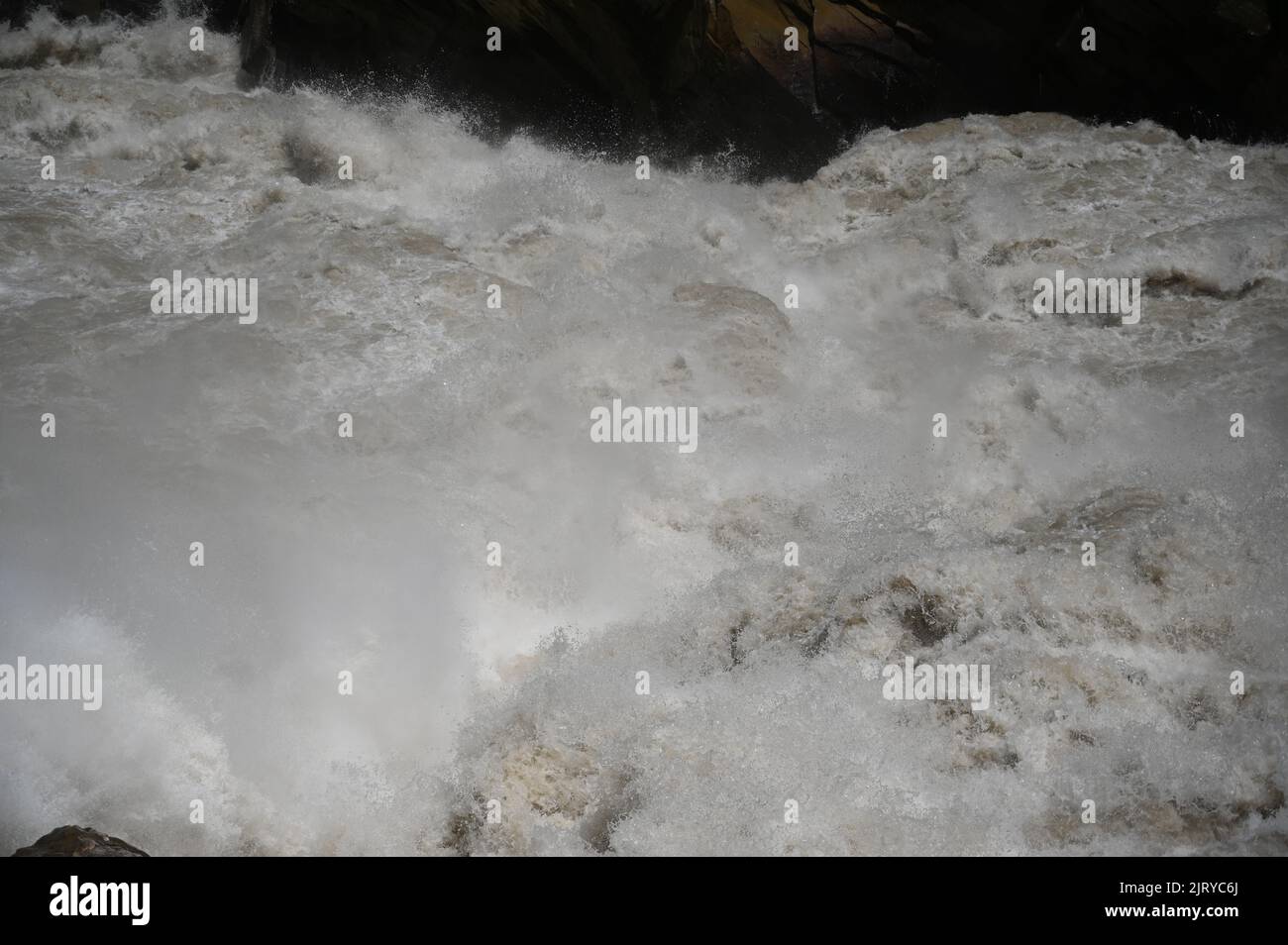 Views from the Awesome Tiger Leaping Gorge in Yunnan Province of China Stock Photo