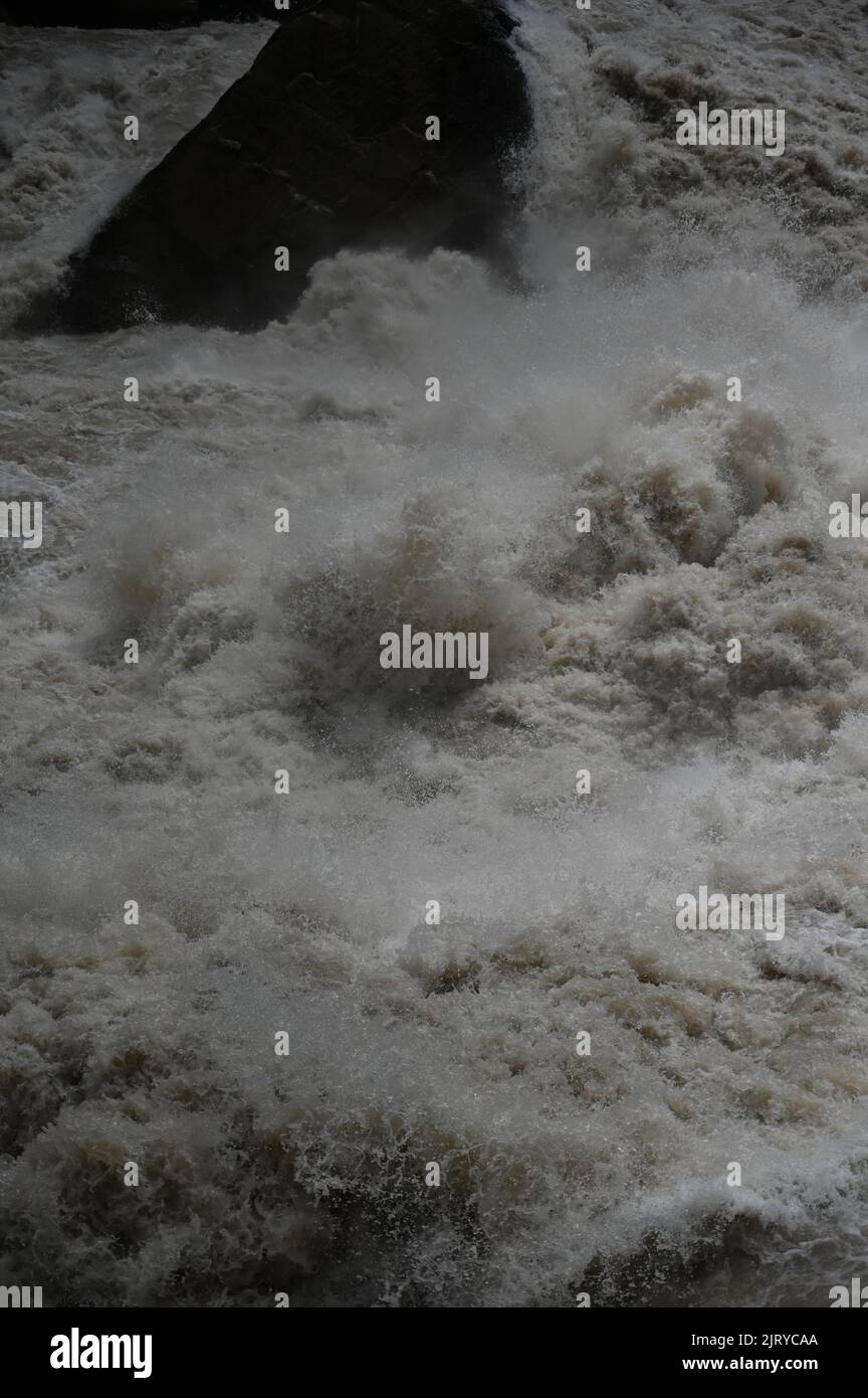 Views from the Awesome Tiger Leaping Gorge in Yunnan Province of China Stock Photo