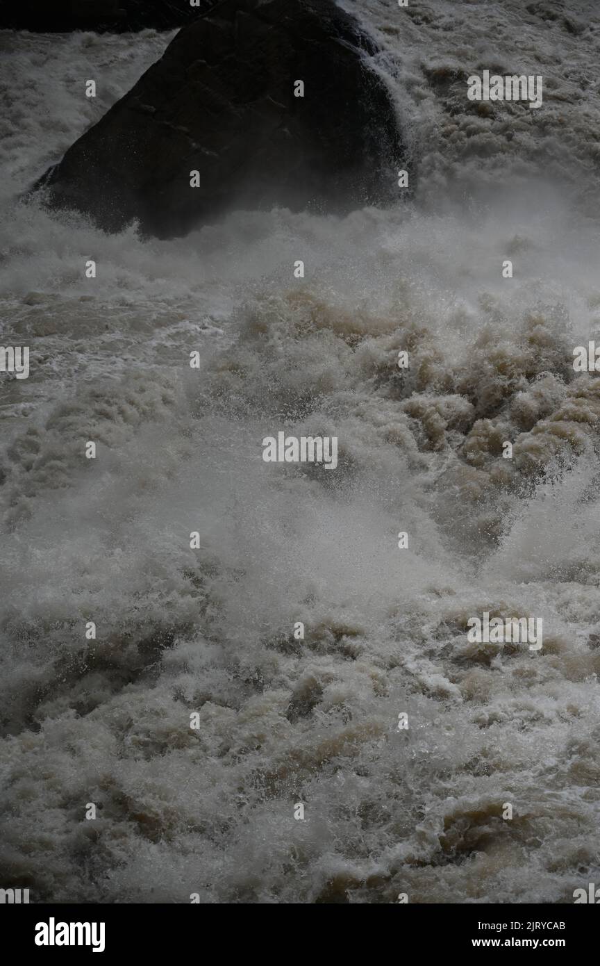 Views from the Awesome Tiger Leaping Gorge in Yunnan Province of China Stock Photo