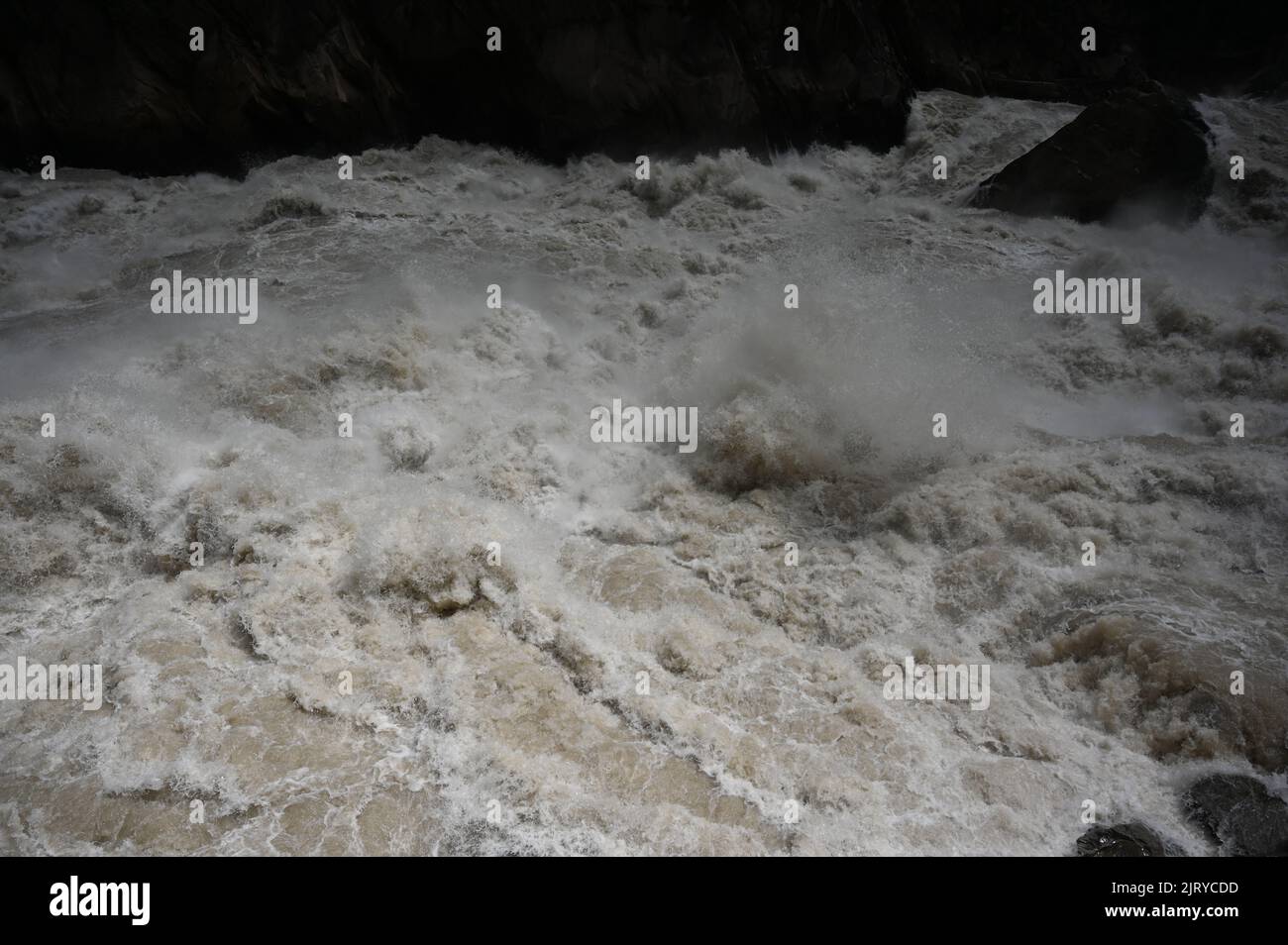 Views from the Awesome Tiger Leaping Gorge in Yunnan Province of China Stock Photo