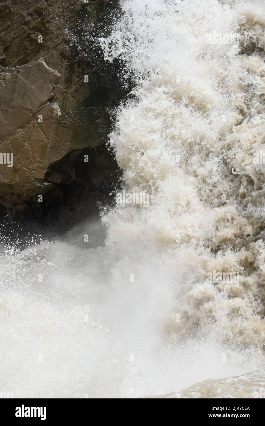 Views from the Awesome Tiger Leaping Gorge in Yunnan Province of China Stock Photo