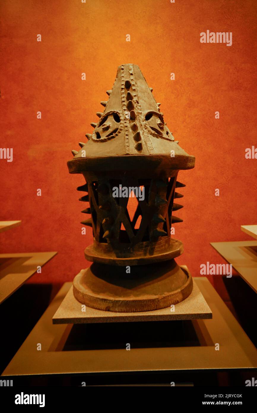 Ceremonial brazier for rituals, from Teotihuacan, National Anthroplogy ...