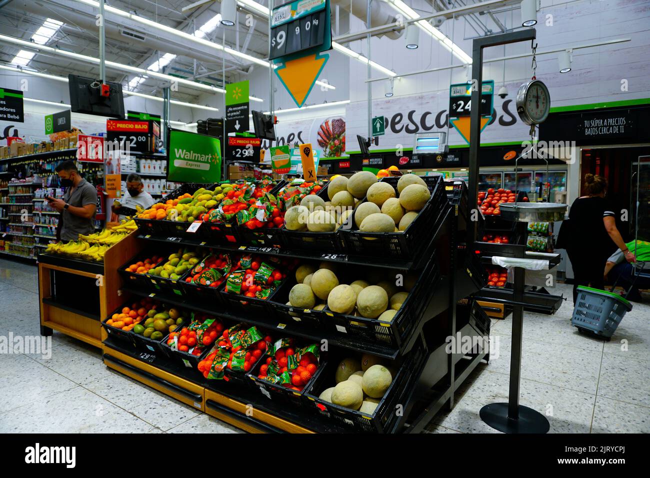 Walmart Express grocery store, Mexico City, Mexico Stock Photo