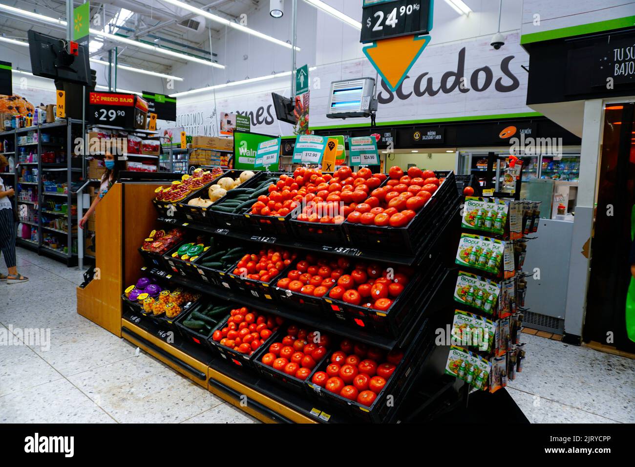 Walmart Express grocery store, Mexico City, Mexico Stock Photo Alamy
