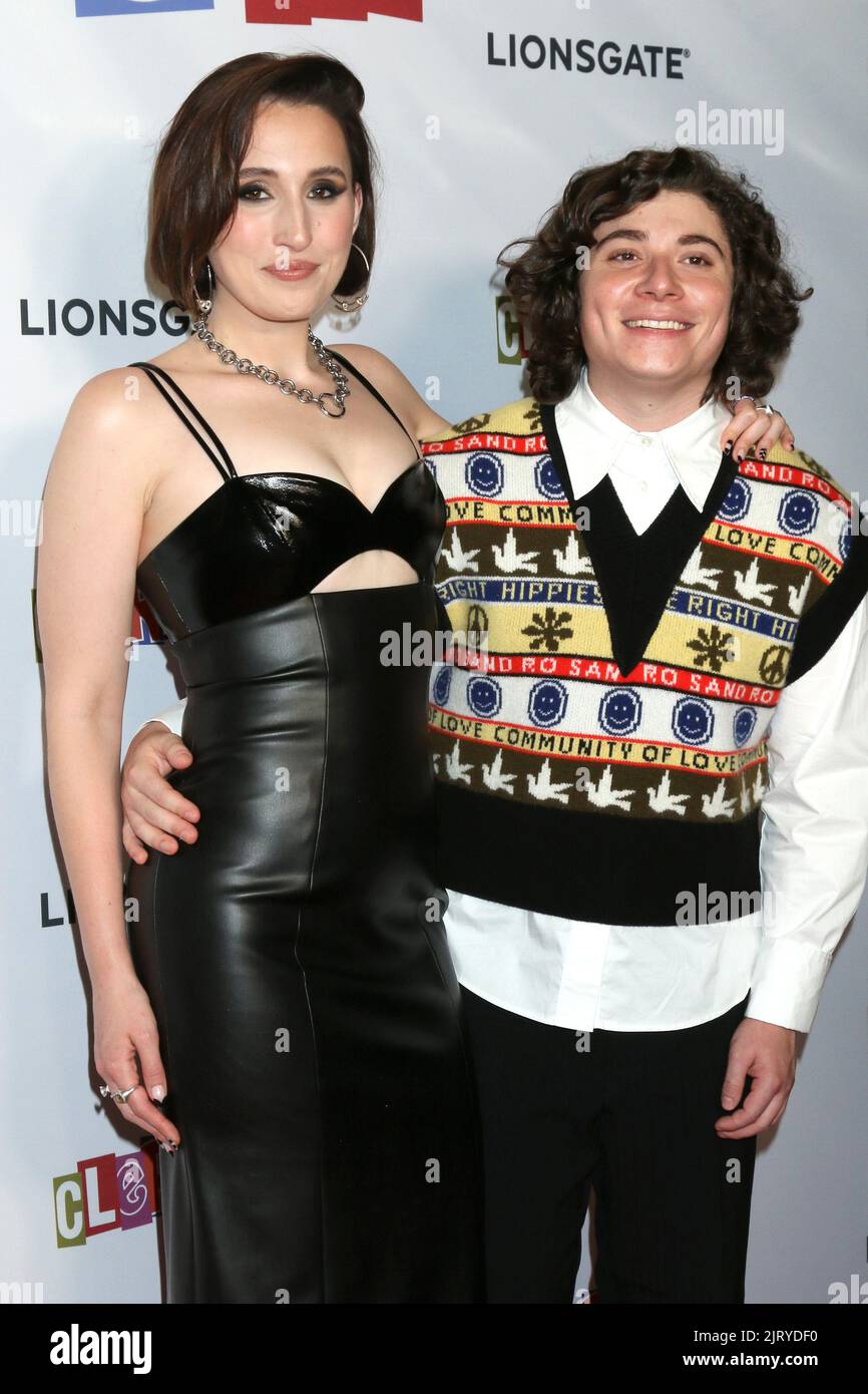 LOS ANGELES - AUG 24: Harley Quinn Smith, Austin Zajur at the Clerks