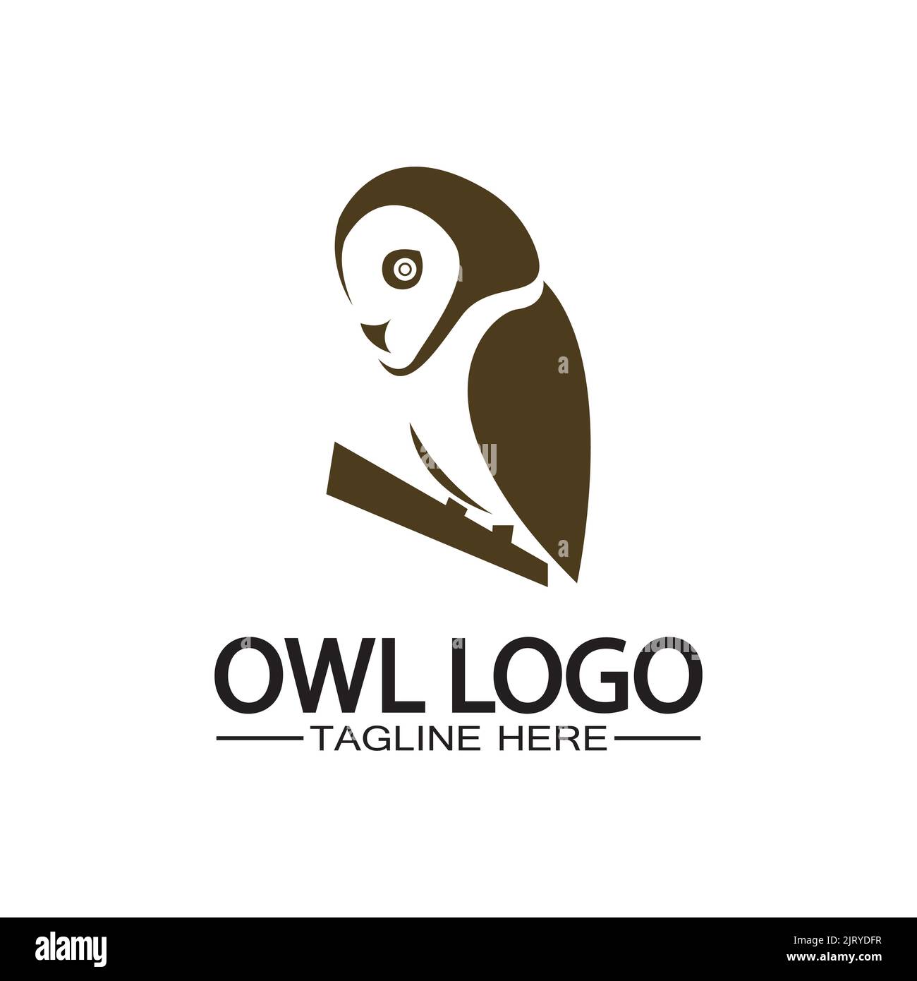 Owl logo vector template Stock Vector
