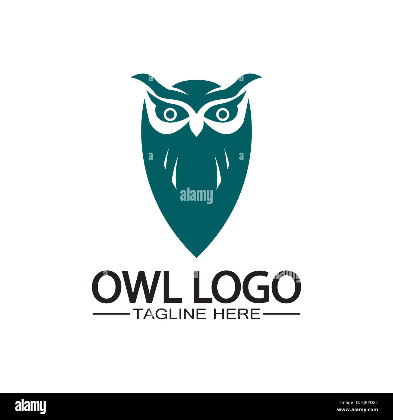 Owl logo vector template Stock Vector