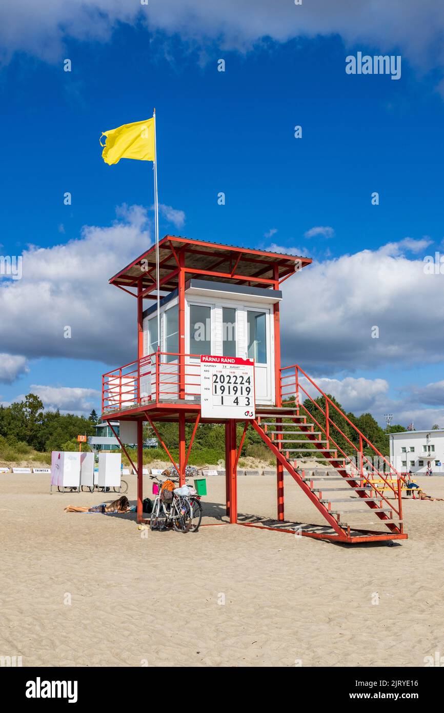 Seaside resort of Pärnu, Estonia The Baltics, Europe Stock Photo