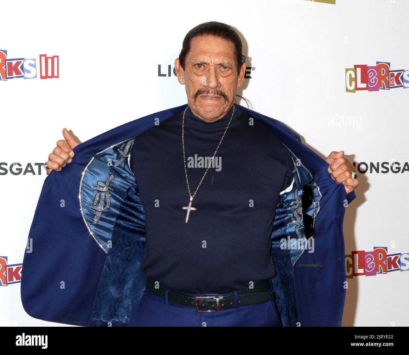August 24, 2022, Los Angeles, CA, USA: LOS ANGELES - AUG 24:  Danny Trejo at the Clerks III Premiere at TCL Chinese Theater on August 24, 2022 in Los Angeles, CA (Credit Image: © Kay Blake/ZUMA Press Wire) Stock Photo