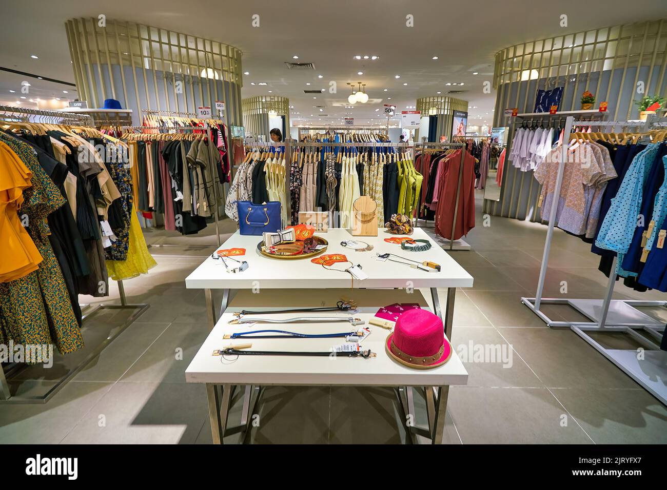 KUALA LUMPUR, MALAYSIA - CIRCA JANUARY, 2020: interior shot of Suria ...