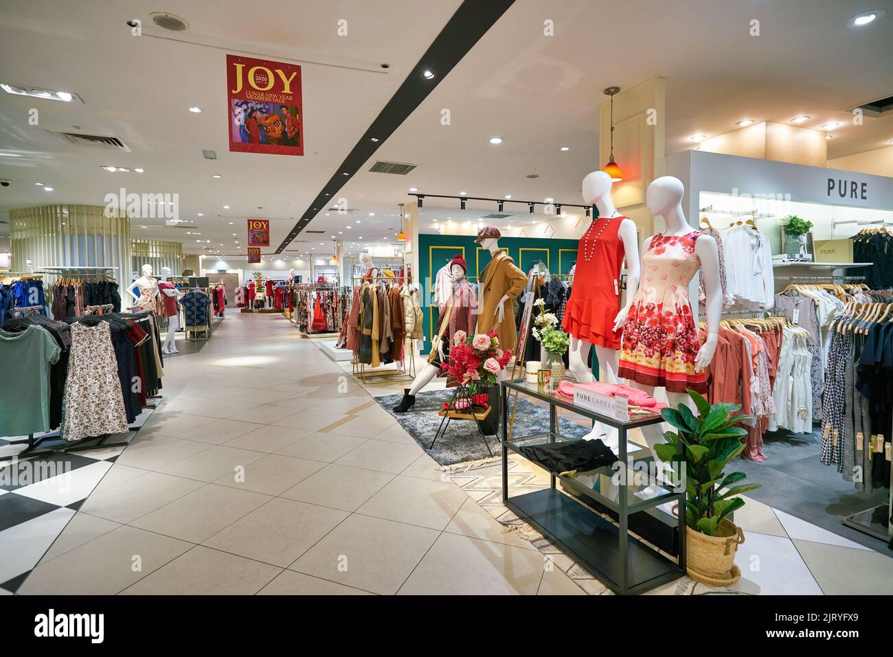 KUALA LUMPUR, MALAYSIA - CIRCA JANUARY, 2020: interior shot of Suria ...