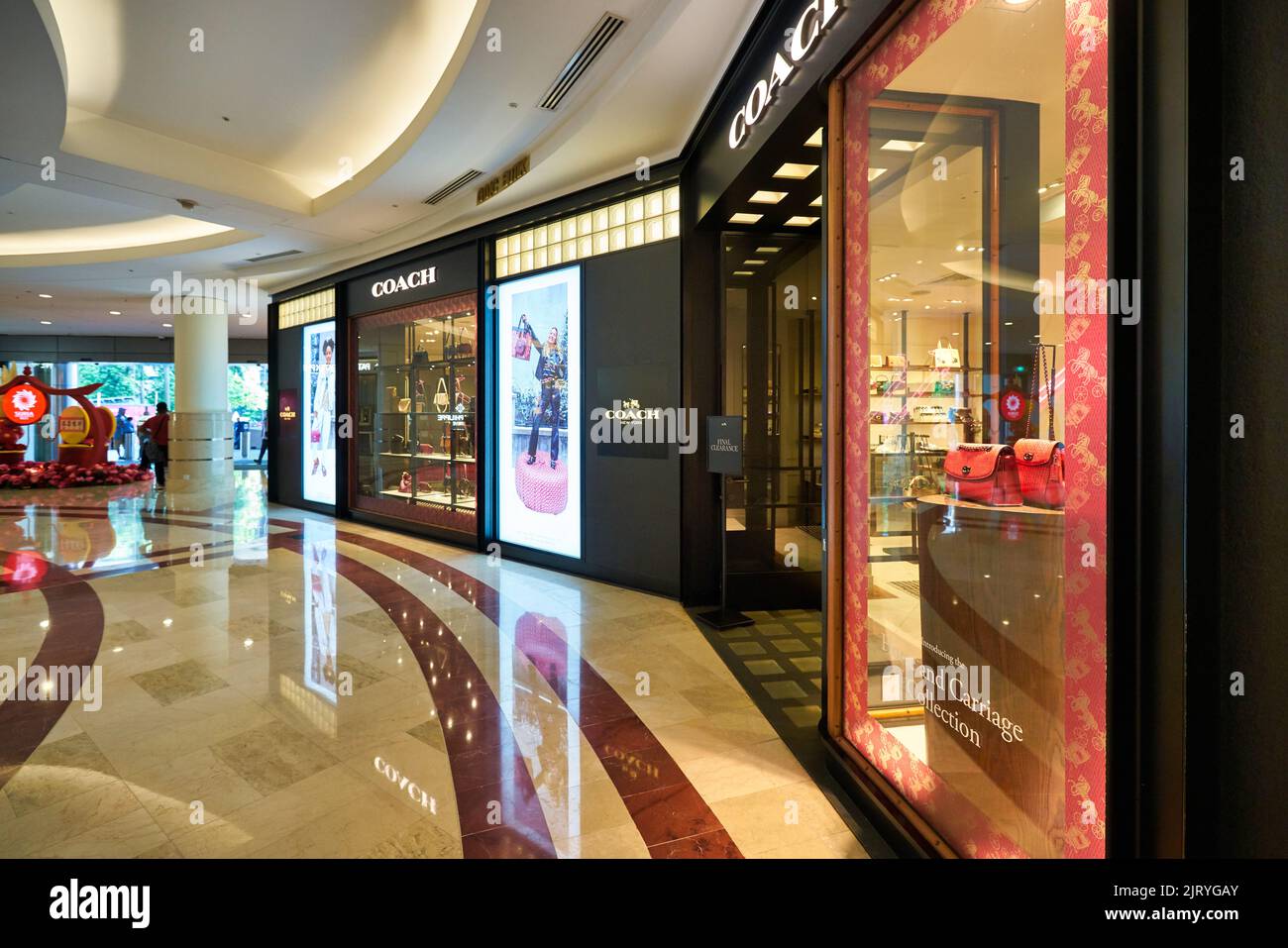 KUALA LUMPUR, MALAYSIA CIRCA JANUARY, 2020 Coach storefront in Suria KLCC shopping mall in