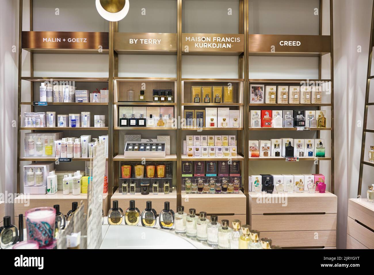 KUALA LUMPUR, MALAYSIA  CIRCA JANUARY, 2020 Diptyque fragrances on